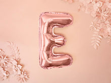 Load image into Gallery viewer, Rose Gold Foil balloon Letter &#39;E&#39;
