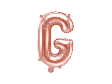 Load image into Gallery viewer, Rose Gold Foil balloon Letter &#39;&#39;G&#39;&#39;
