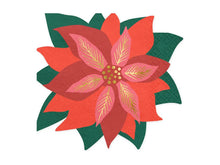 Load image into Gallery viewer, Poinsettia Napkins - 20ct
