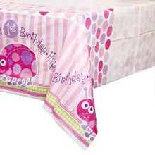 Load image into Gallery viewer, 1st Birthday Ladbug Plastic Tablecover
