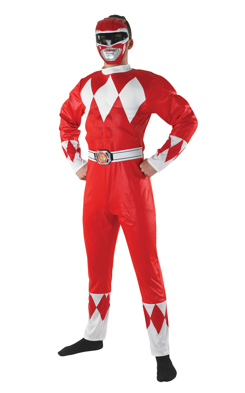 Power Ranger Muscle Costume- Dino Charge Black - Child - FantasyCostumes.com