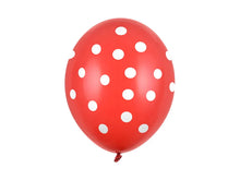 Load image into Gallery viewer, Balloon 30cm, Dots, Pastel Poppy Red
