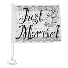 Load image into Gallery viewer, ‘Just Married’ Car Flag
