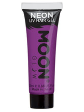 Load image into Gallery viewer, Moon Glow UV Neon Hair Gel - Intense Purple - 20ml
