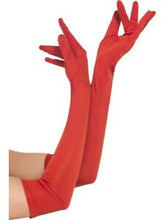 Load image into Gallery viewer, Long Red Gloves
